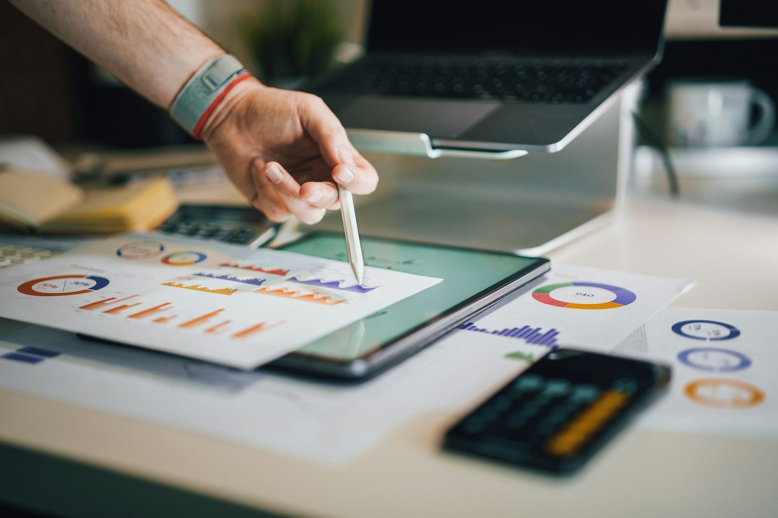 Reviewing monthly SEO reporting and enquiry growth